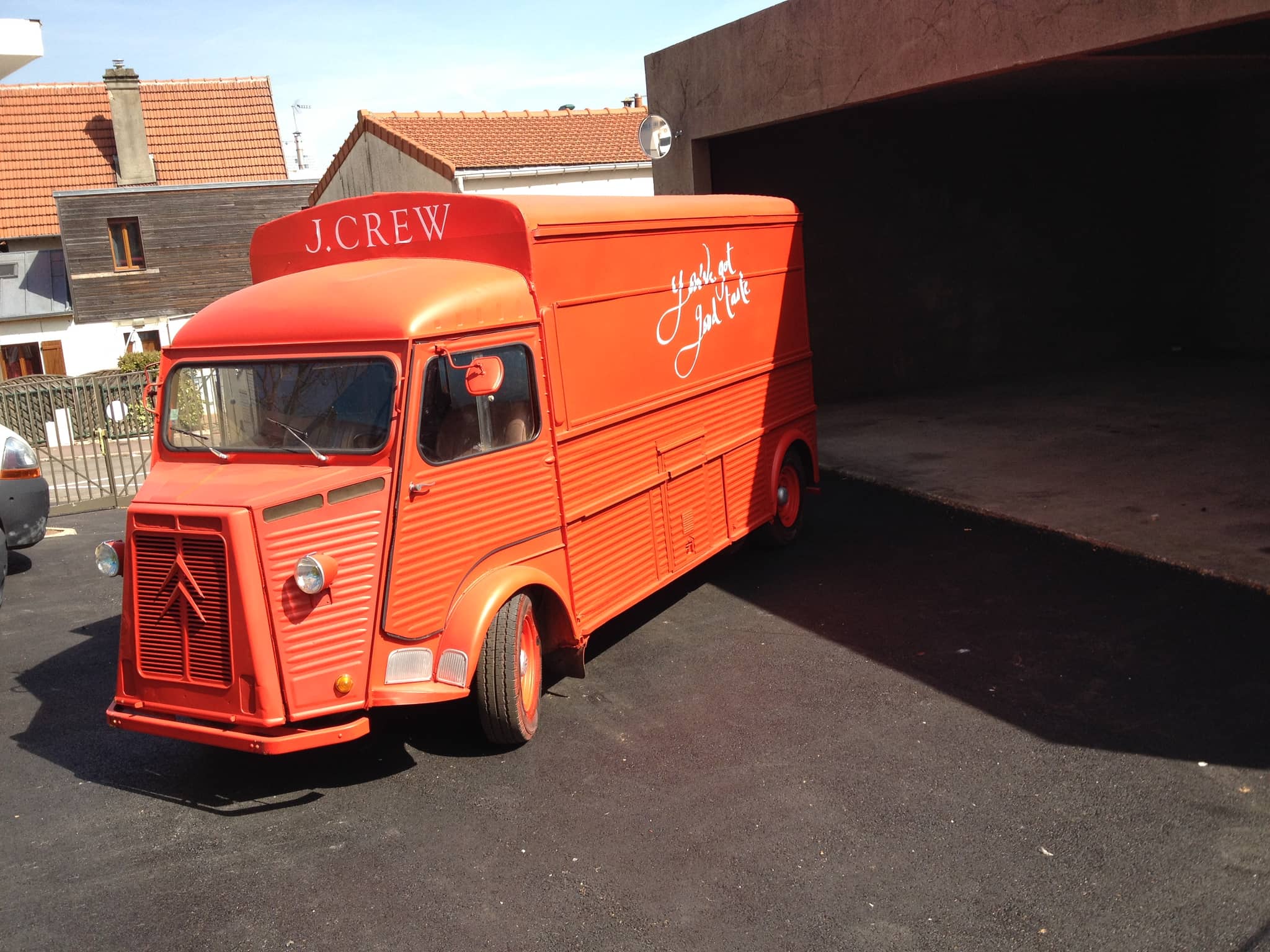 Citroën HY J.CREW orange - version rallongée personnalisée
