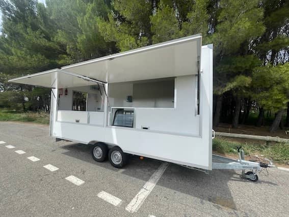 Remorque 5200 mm aménagée - grand format Mon Camion Resto
