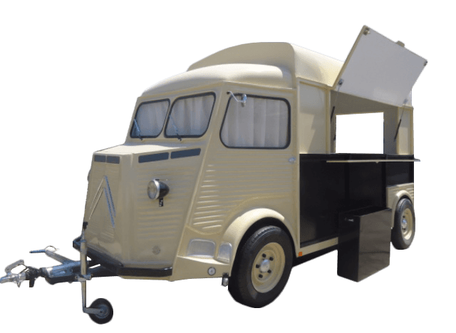Remorque style Citroën HY - design vintage