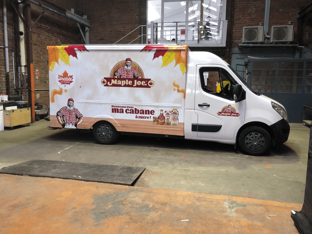 Food truck en location - vue extérieure