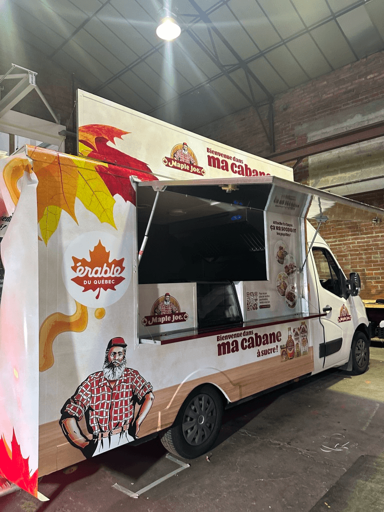 Food truck en location - ouverture latérale