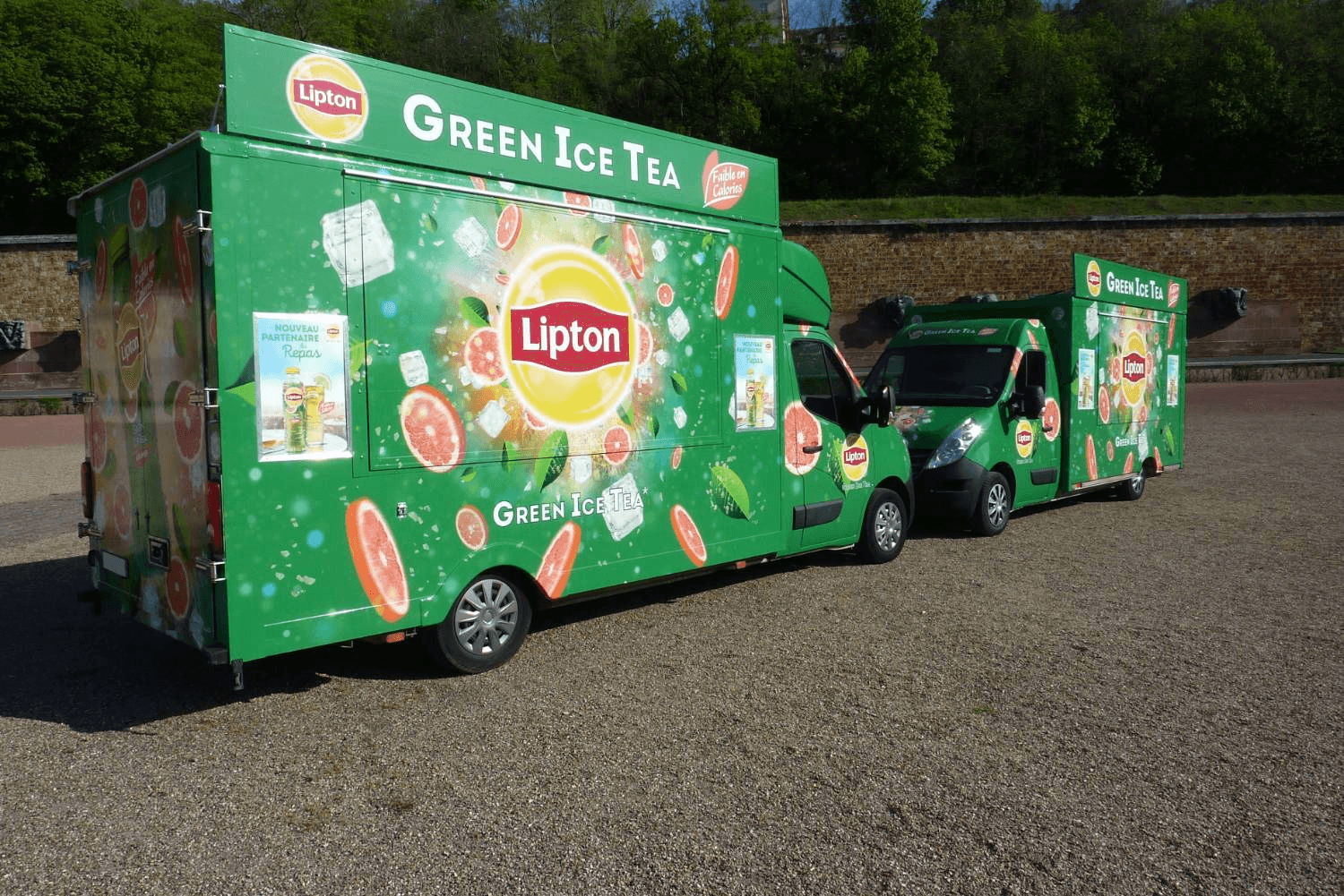 Food truck road show - branding personnalisé