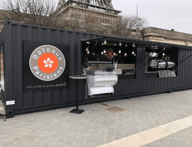 Container aménagé - snack événementiel
