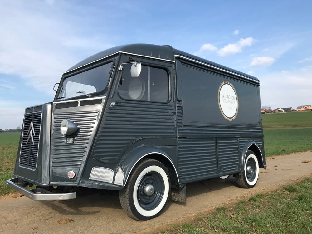 Food truck vintage - Citroën HY, Estafette et Combi VW