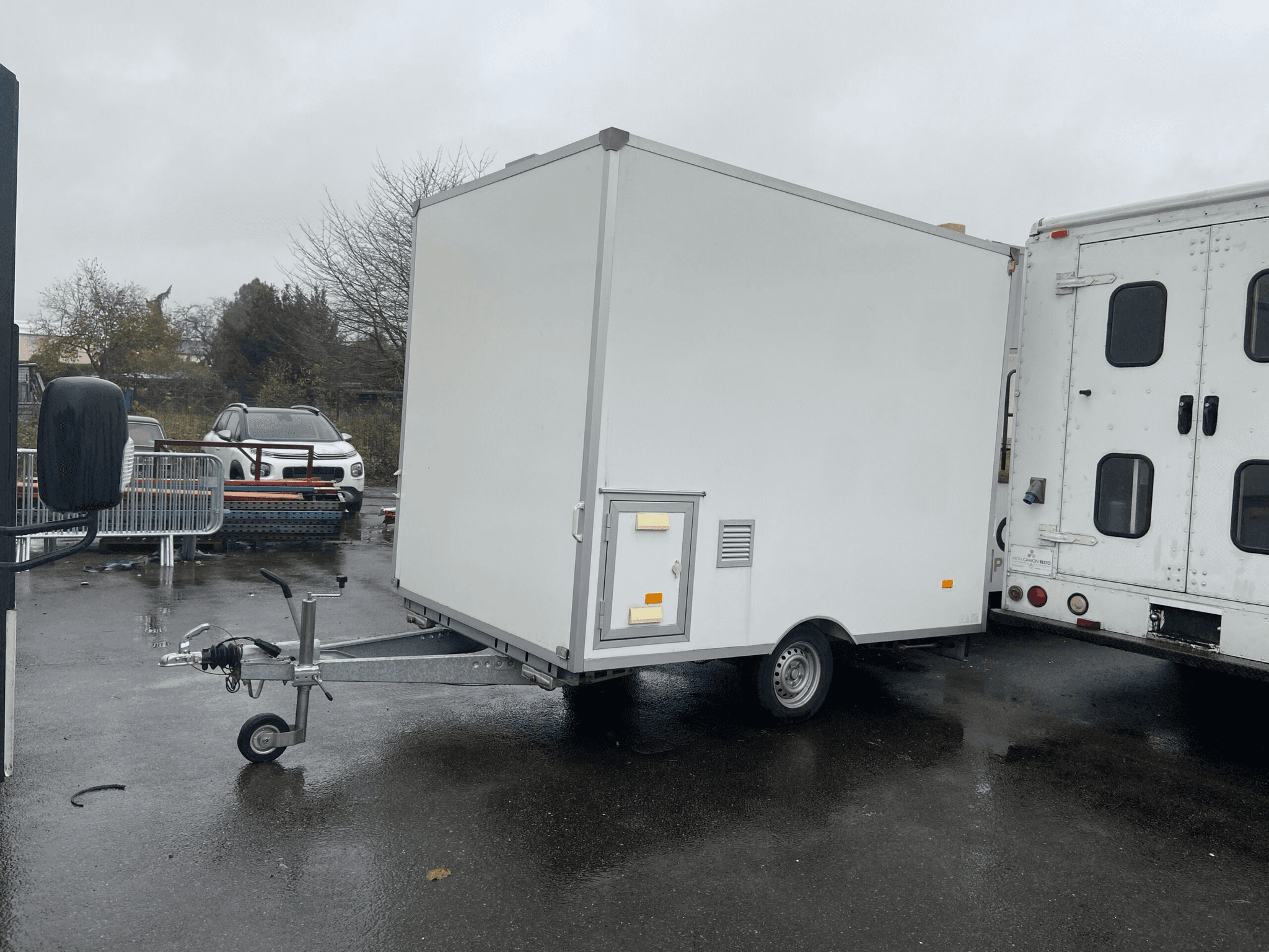 🚚 Remorque Snack Professionnelle – Toute Équipée – Prête à l’Emploi – Peu servie ! 🍔🍟