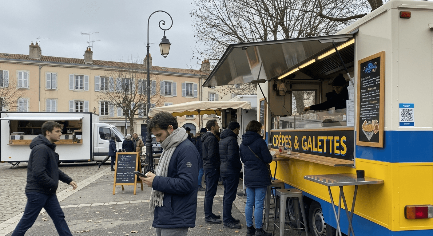 Food truck et digital en 2025 : IA, QR codes et tendances