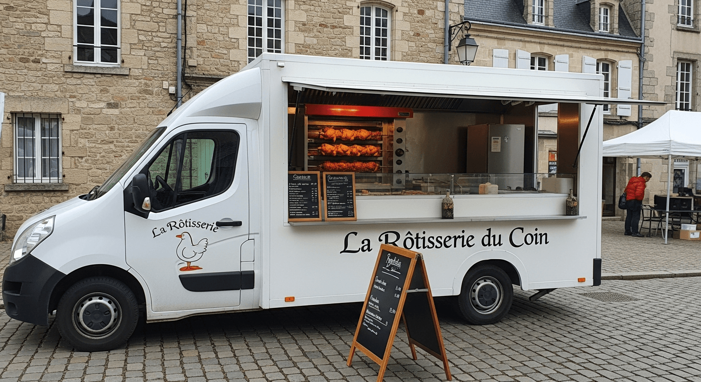 Rotisserie ambulante : lancer votre activite