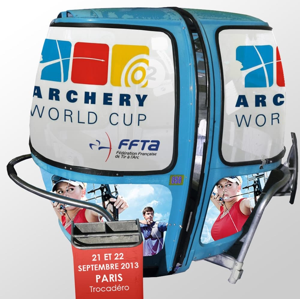 Réalisation MEGG pour l'Archery World Cup - covering sportif FFTB