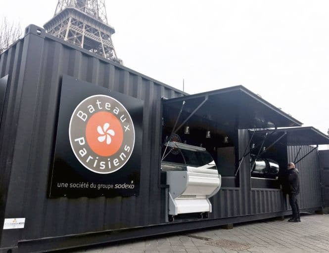 Container modulable pour grands événements